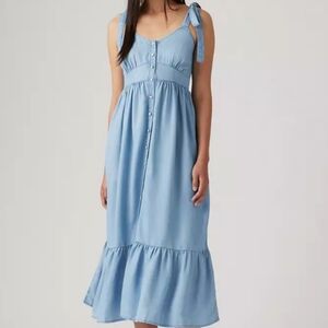 Levi's Light Blue Maxi Dress